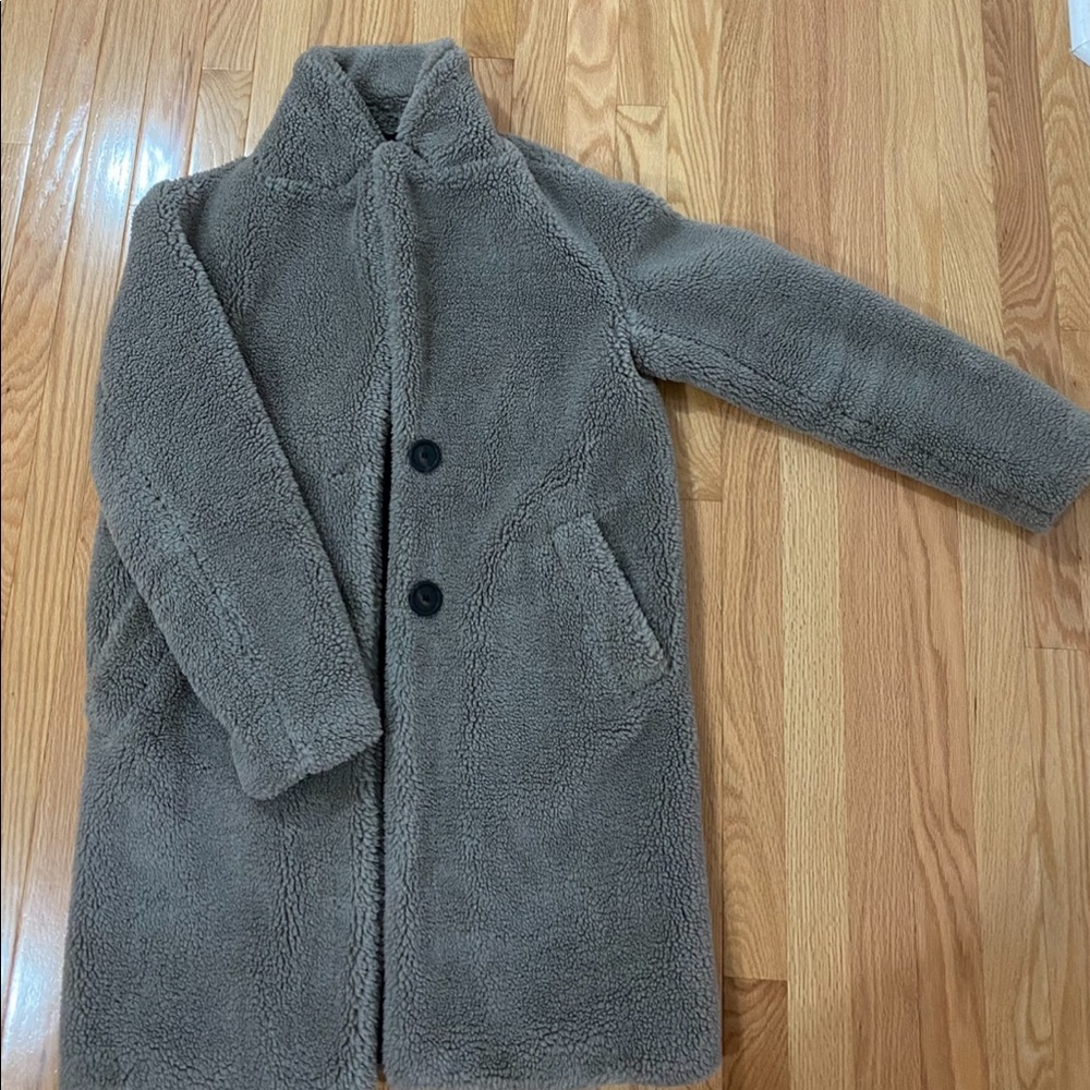 Gray Teddy Bear Coat